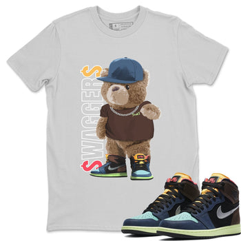Jordan 1 Bio Hack Sneaker Match Tees Bear Swaggers Sneaker Tees Jordan 1 Bio Hack Sneaker Release Tees Unisex Shirts