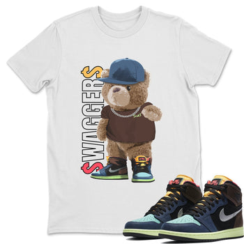 Jordan 1 Bio Hack Sneaker Match Tees Bear Swaggers Sneaker Tees Jordan 1 Bio Hack Sneaker Release Tees Unisex Shirts