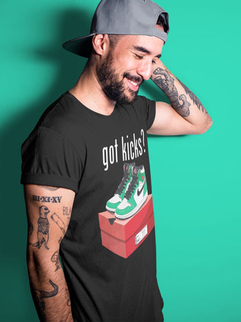 Jordan 1 Lucky Green Sneaker Match Tees Got Kicks Sneaker Tees Jordan 1 Lucky Green Sneaker Release Tees Unisex Shirts