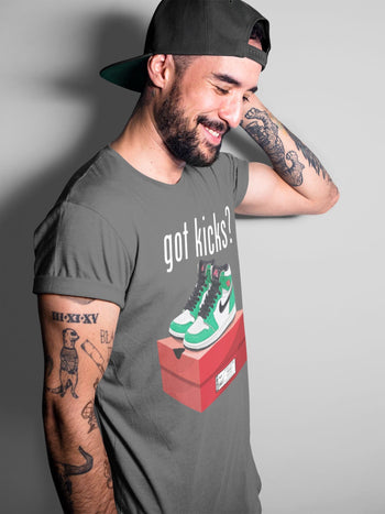 Jordan 1 Lucky Green Sneaker Match Tees Got Kicks Sneaker Tees Jordan 1 Lucky Green Sneaker Release Tees Unisex Shirts