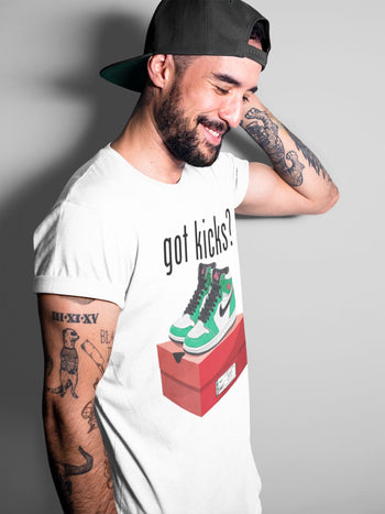 Jordan 1 Lucky Green Sneaker Match Tees Got Kicks Sneaker Tees Jordan 1 Lucky Green Sneaker Release Tees Unisex Shirts