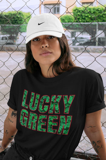 Jordan 1 Lucky Green Sneaker Match Tees Lucky Green Sneaker Tees Jordan 1 Lucky Green Sneaker Release Tees Unisex Shirts