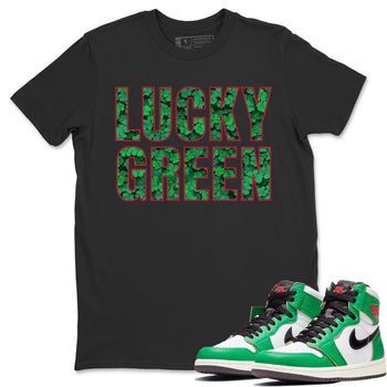 Jordan 1 Lucky Green Sneaker Match Tees Lucky Green Sneaker Tees Jordan 1 Lucky Green Sneaker Release Tees Unisex Shirts