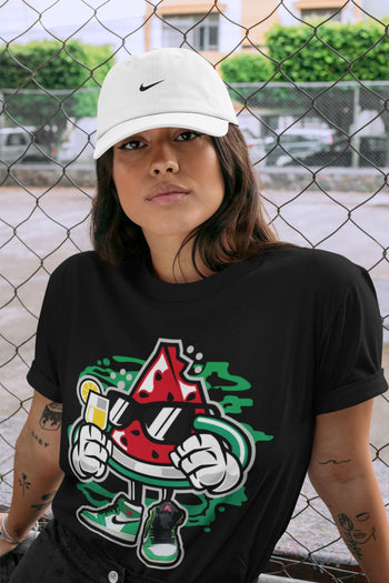 Jordan 1 Lucky Green Sneaker Match Tees Stay Fresh Sneaker Tees Jordan 1 Lucky Green Sneaker Release Tees Unisex Shirts