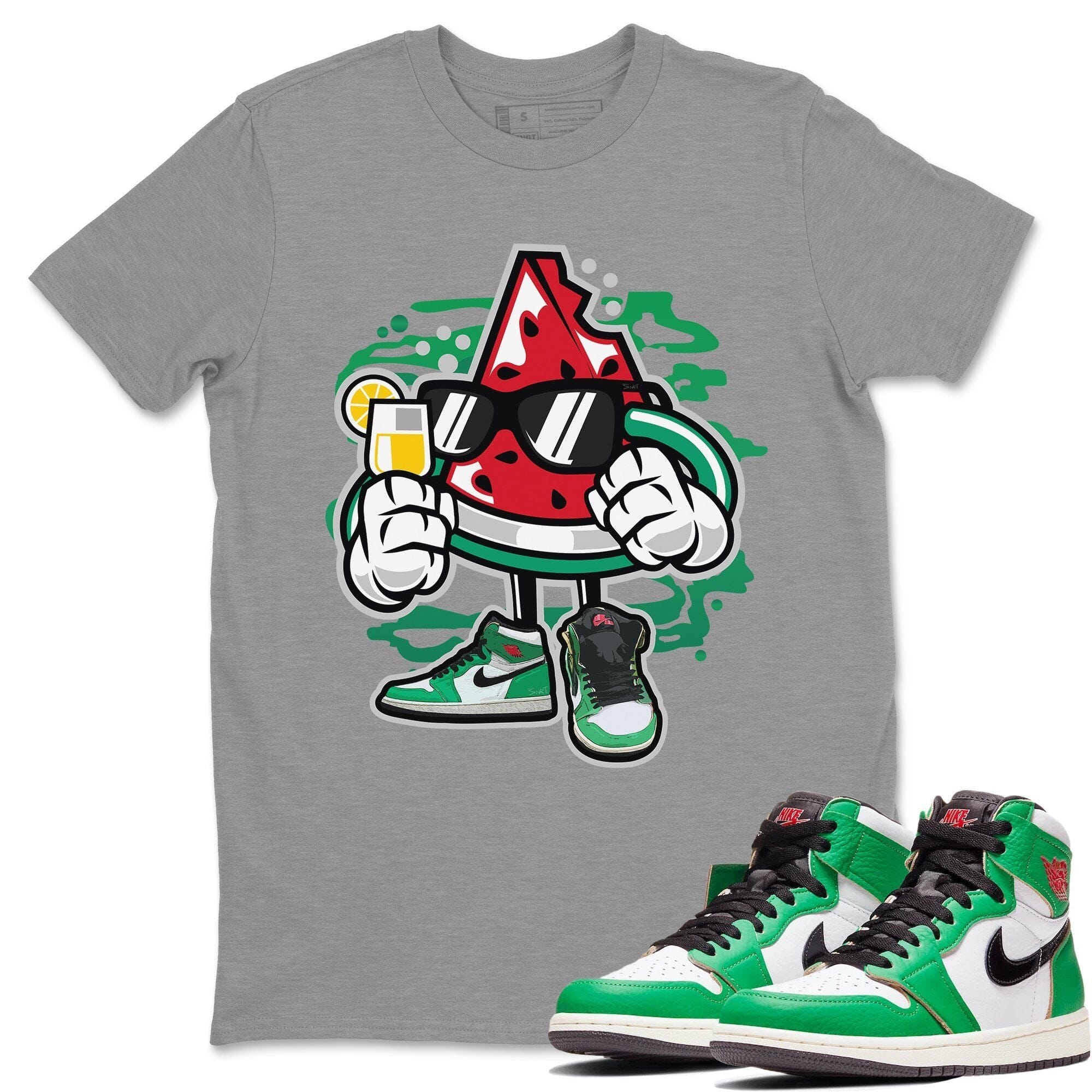 Jordan 1 Lucky Green Sneaker Match Tees Stay Fresh Sneaker Tees Jordan 1 Lucky Green Sneaker Release Tees Unisex Shirts
