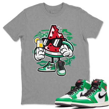 Jordan 1 Lucky Green Sneaker Match Tees Stay Fresh Sneaker Tees Jordan 1 Lucky Green Sneaker Release Tees Unisex Shirts