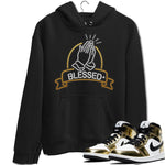 Jordan 1 Metallic Gold Sneaker Match Tees Blessed Sneaker Tees Jordan 1 Metallic Gold Sneaker Release Tees Unisex Shirts