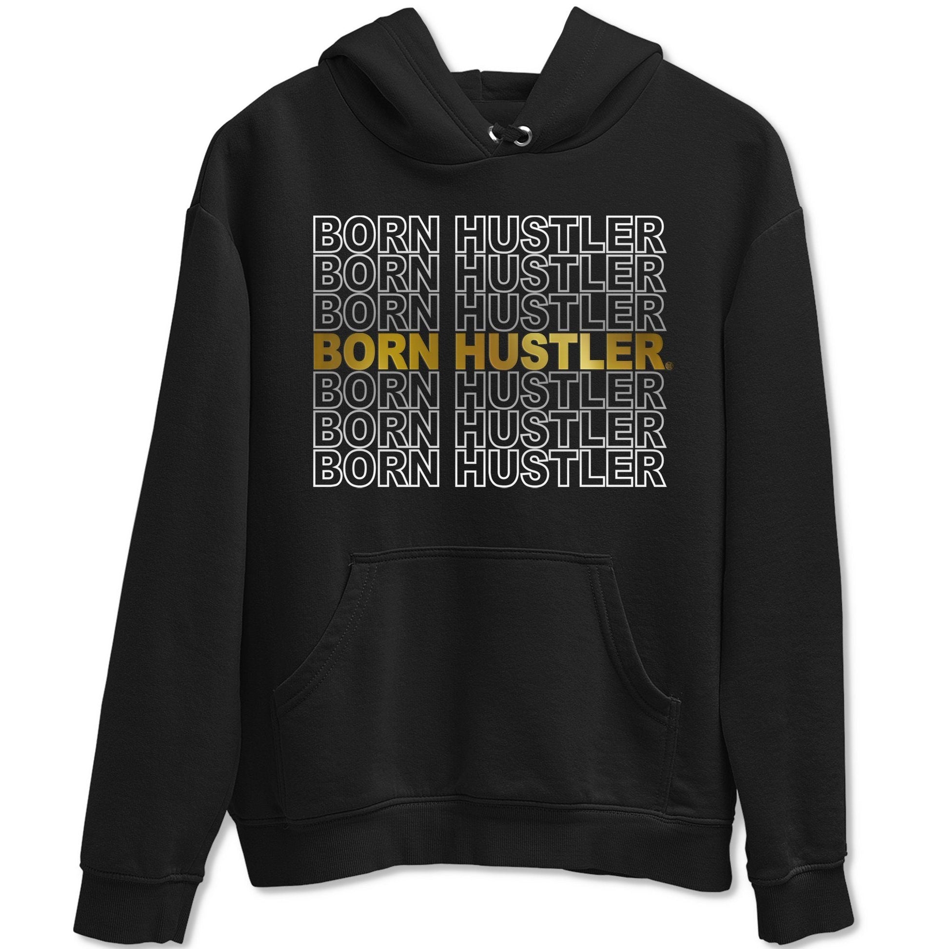 Jordan 1 Metallic Gold Sneaker Match Tees Born Hustler Sneaker Tees Jordan 1 Metallic Gold Sneaker Release Tees Unisex Shirts