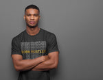 Jordan 1 Metallic Gold Sneaker Match Tees Born Hustler Sneaker Tees Jordan 1 Metallic Gold Sneaker Release Tees Unisex Shirts