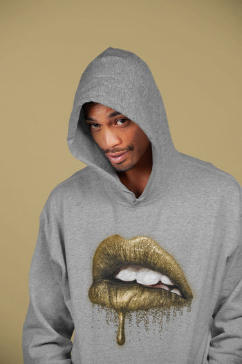 Jordan 1 Metallic Gold Sneaker Match Tees Dripping Lips Sneaker Tees Jordan 1 Metallic Gold Sneaker Release Tees Unisex Shirts
