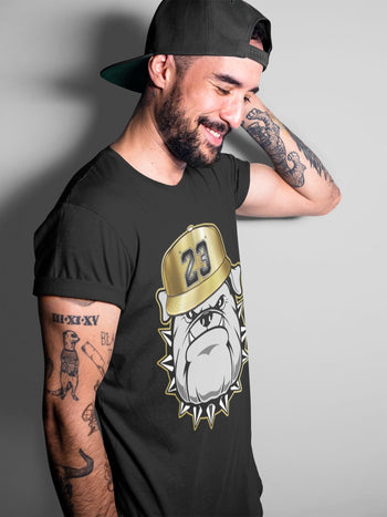 Jordan 1 Metallic Gold Sneaker Match Tees English Bulldog Sneaker Tees Jordan 1 Metallic Gold Sneaker Release Tees Unisex Shirts