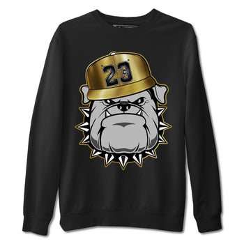 Jordan 1 Metallic Gold Sneaker Match Tees English Bulldog Sneaker Tees Jordan 1 Metallic Gold Sneaker Release Tees Unisex Shirts
