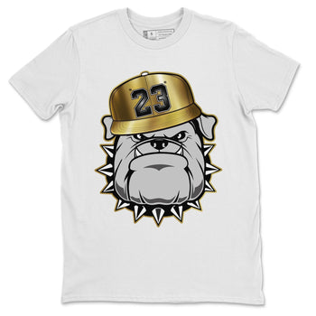 Jordan 1 Metallic Gold Sneaker Match Tees English Bulldog Sneaker Tees Jordan 1 Metallic Gold Sneaker Release Tees Unisex Shirts