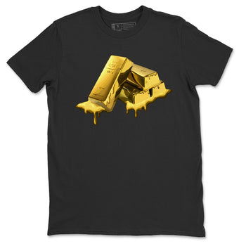 Jordan 1 Metallic Gold Sneaker Match Tees Gold Bar Sneaker Tees Jordan 1 Metallic Gold Sneaker Release Tees Unisex Shirts