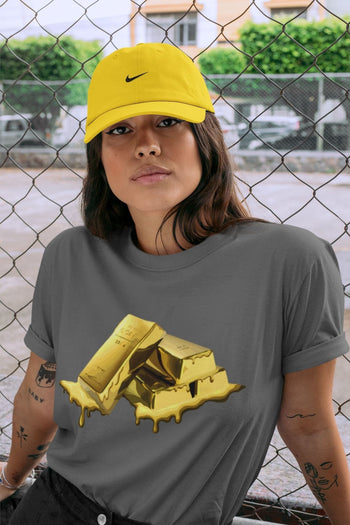 Jordan 1 Metallic Gold Sneaker Match Tees Gold Bar Sneaker Tees Jordan 1 Metallic Gold Sneaker Release Tees Unisex Shirts