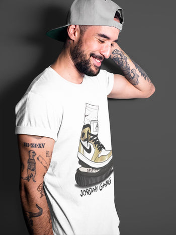 Jordan 1 Metallic Gold Sneaker Match Tees Jordan Gang Sneaker Tees Jordan 1 Metallic Gold Sneaker Release Tees Unisex Shirts