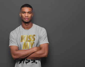 Jordan 1 Metallic Gold Sneaker Match Tees Kiss My Ass Sneaker Tees Jordan 1 Metallic Gold Sneaker Release Tees Unisex Shirts
