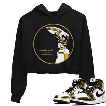 Jordan 1 Metallic Gold Sneaker Match Tees Sneakerhead Sneaker Tees Jordan 1 Metallic Gold Sneaker Release Tees Women's Shirts