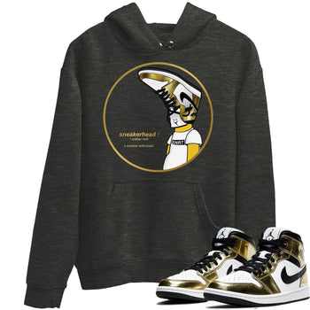 Jordan 1 Metallic Gold Sneaker Match Tees Sneakerhead Sneaker Tees Jordan 1 Metallic Gold Sneaker Release Tees Unisex Shirts