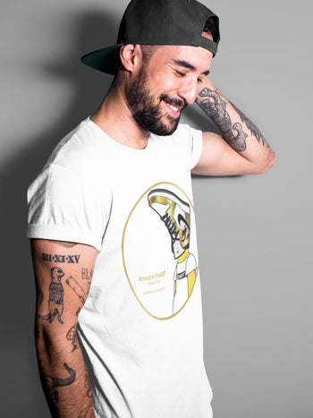 Jordan 1 Metallic Gold Sneaker Match Tees Sneakerhead Sneaker Tees Jordan 1 Metallic Gold Sneaker Release Tees Unisex Shirts