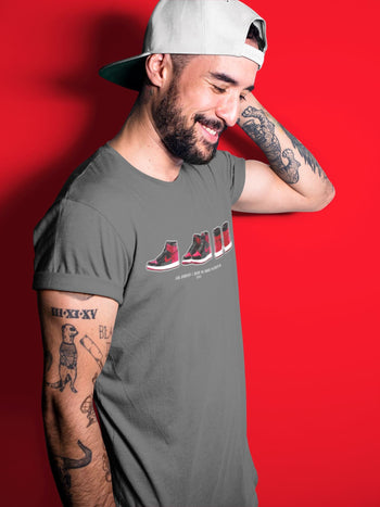 Jordan 1 Bred Patent Sneaker Match Tees Air Jordan 1 Prelude Sneaker Tees Jordan 1 Bred Patent Sneaker Release Tees Unisex Shirts