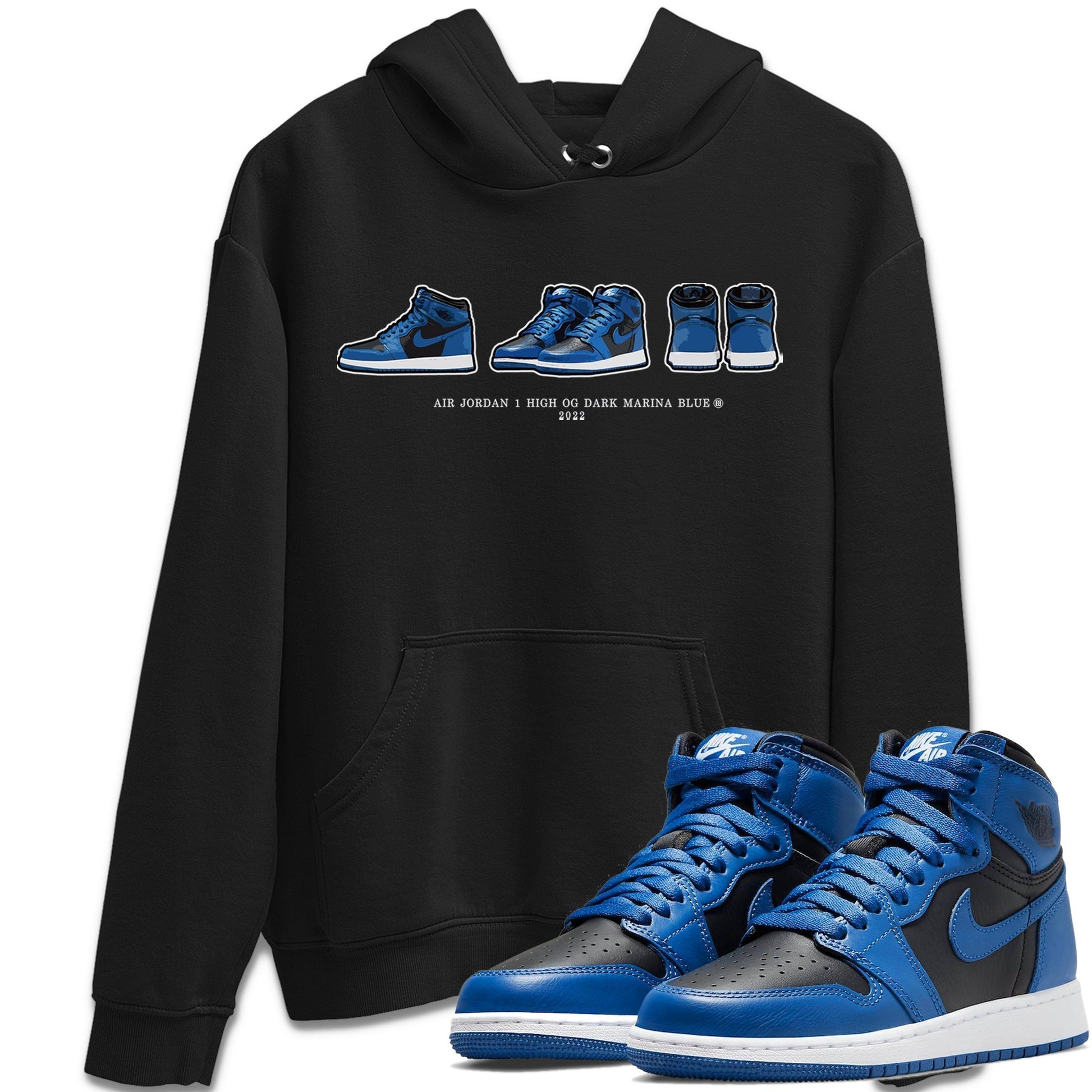 Jordan 1 Dark Marina Blue Sneaker Match Tees Air Jordan 1 Prelude Sneaker Tees Jordan 1 Dark Marina Blue Sneaker Release Tees Unisex Shirts