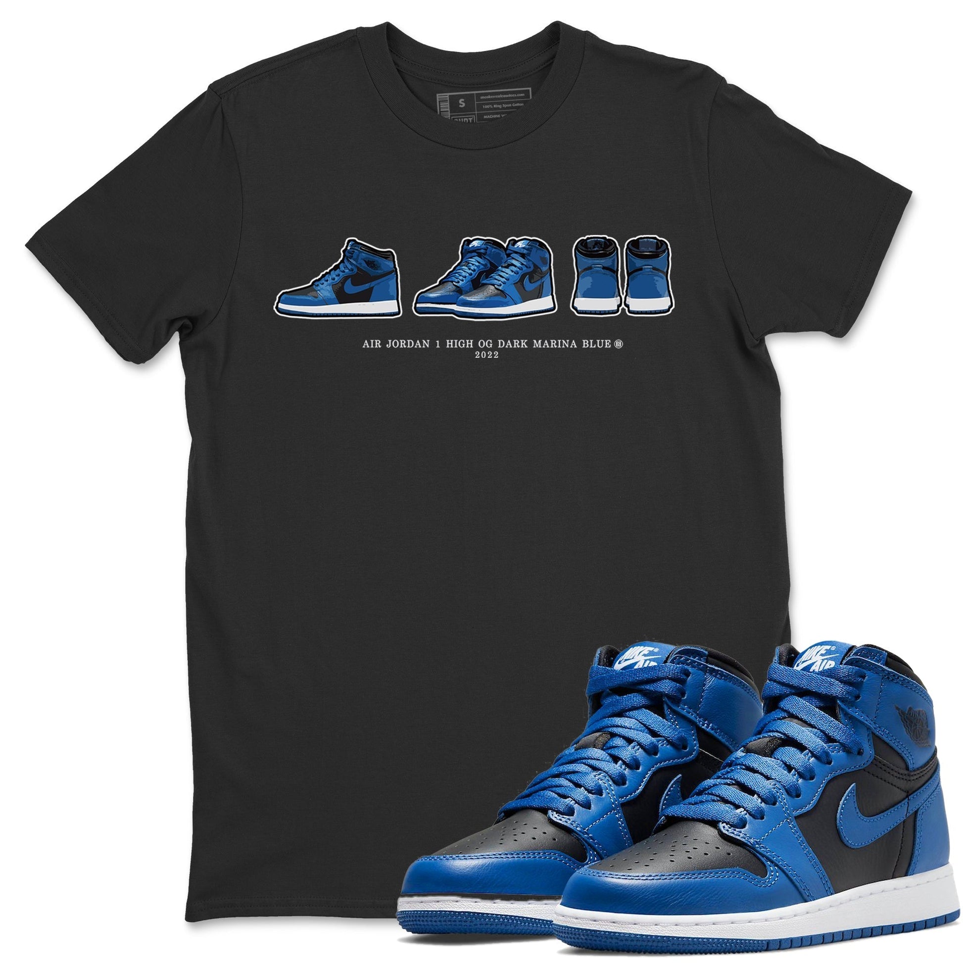 Jordan 1 Dark Marina Blue Sneaker Match Tees Air Jordan 1 Prelude Sneaker Tees Jordan 1 Dark Marina Blue Sneaker Release Tees Unisex Shirts