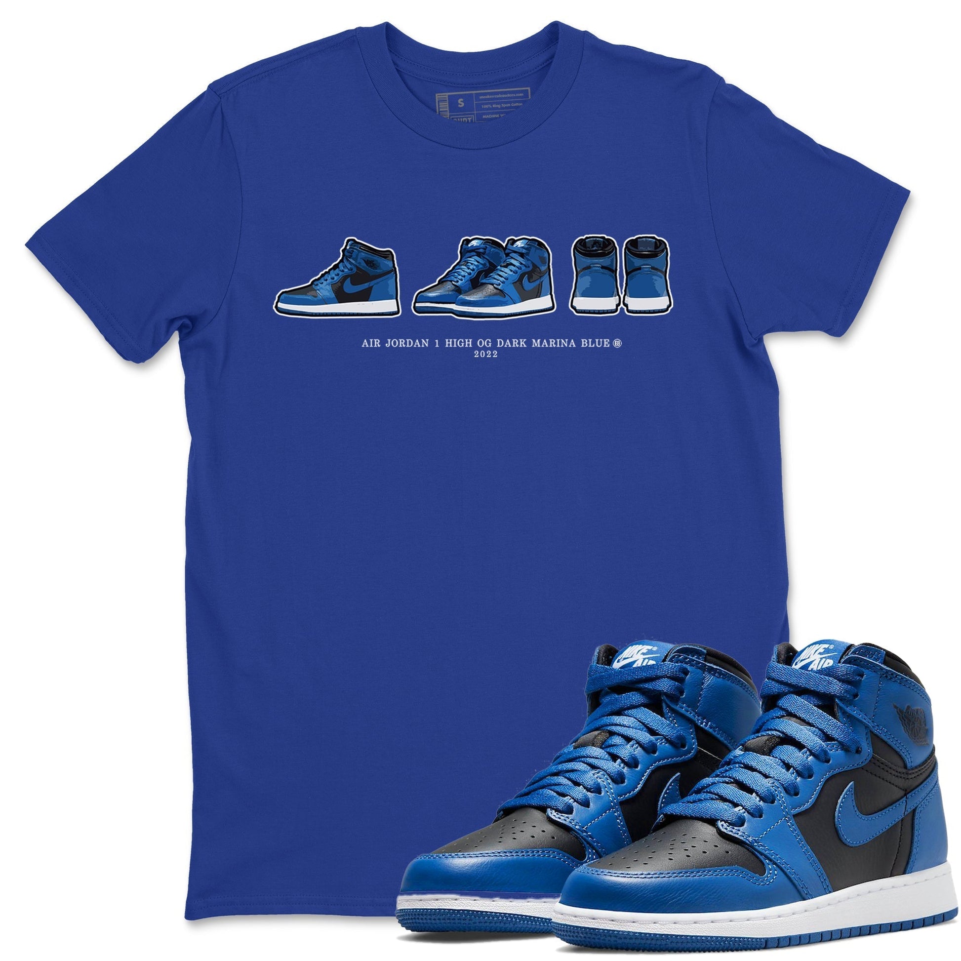 Jordan 1 Dark Marina Blue Sneaker Match Tees Air Jordan 1 Prelude Sneaker Tees Jordan 1 Dark Marina Blue Sneaker Release Tees Unisex Shirts
