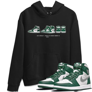 Jordan 1 Gorge Green Sneaker Match Tees Air Jordan 1 Prelude Sneaker Tees Jordan 1 Gorge Green Sneaker Release Tees Unisex Shirts
