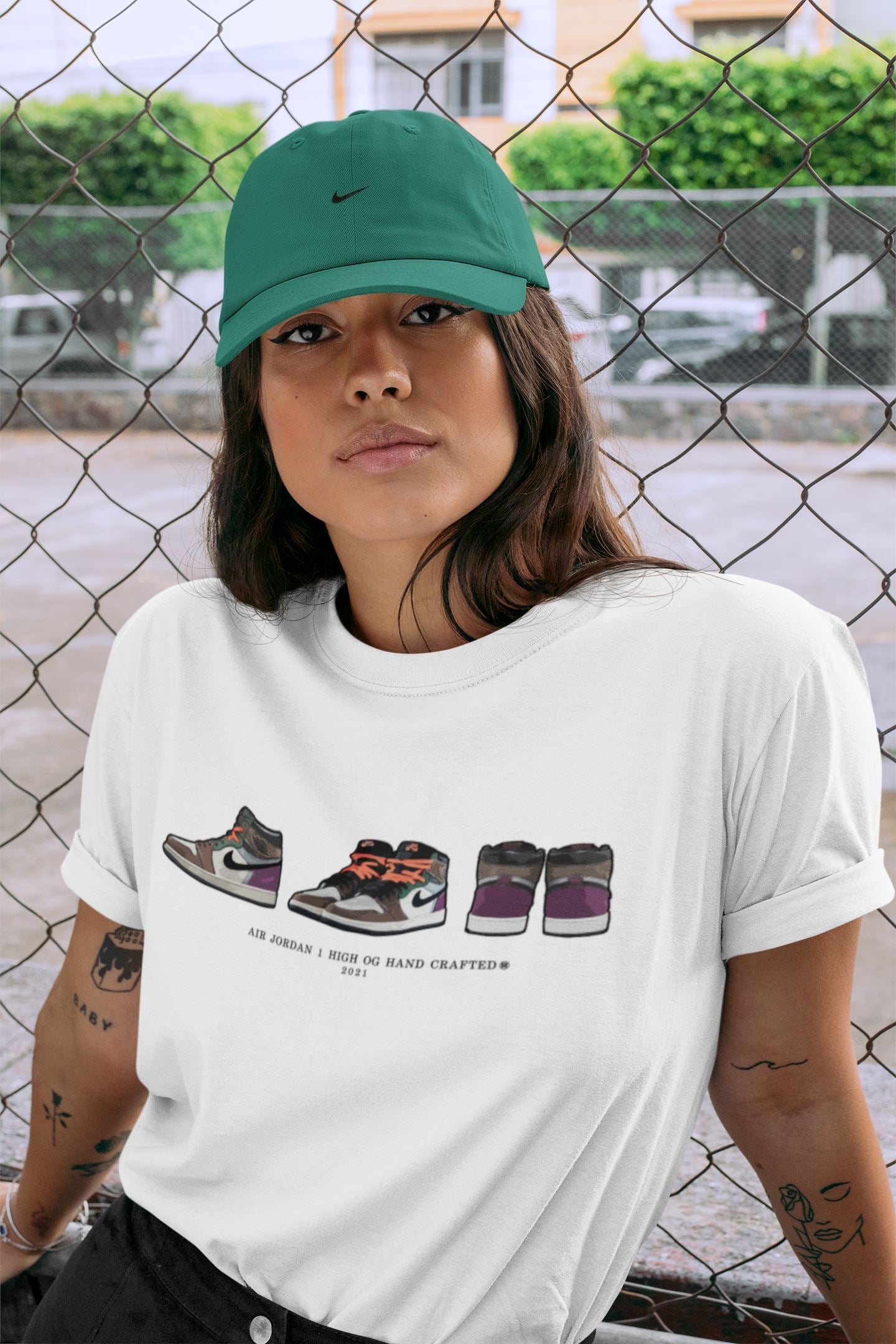 Jordan 1 Hand Crafted Sneaker Match Tees Air Jordan 1 Prelude Sneaker Tees Jordan 1 Hand Crafted Sneaker Release Tees Unisex Shirts