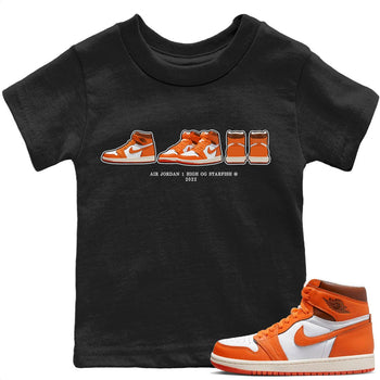 Jordan 1 Starfish Sneaker Match Tees Air Jordan 1 Prelude Sneaker Tees Jordan 1 Starfish Sneaker Release Tees Kids Shirts