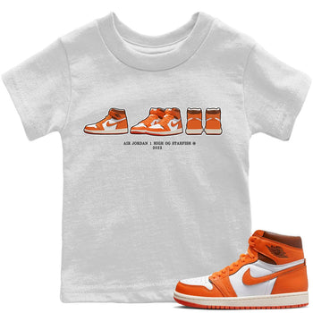 Jordan 1 Starfish Sneaker Match Tees Air Jordan 1 Prelude Sneaker Tees Jordan 1 Starfish Sneaker Release Tees Kids Shirts