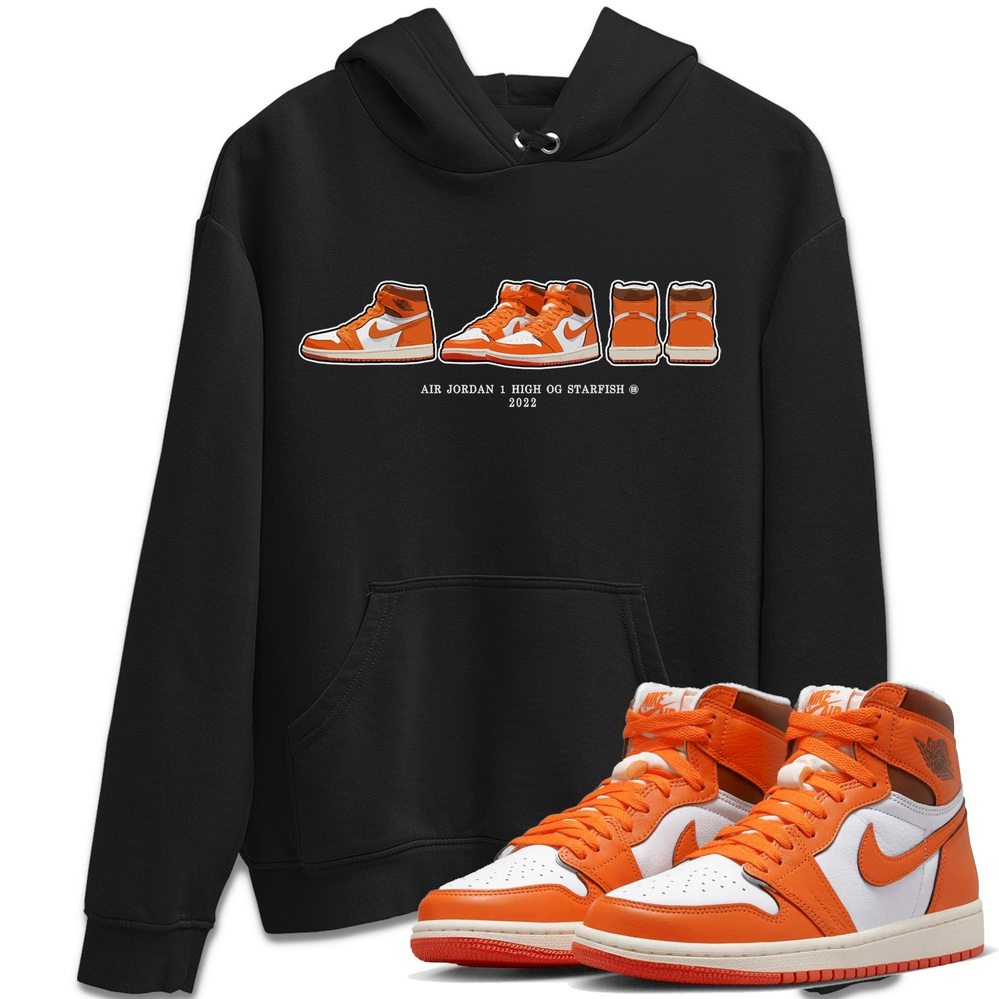 Jordan 1 Starfish Sneaker Match Tees Air Jordan 1 Prelude Sneaker Tees Jordan 1 Starfish Sneaker Release Tees Unisex Shirts