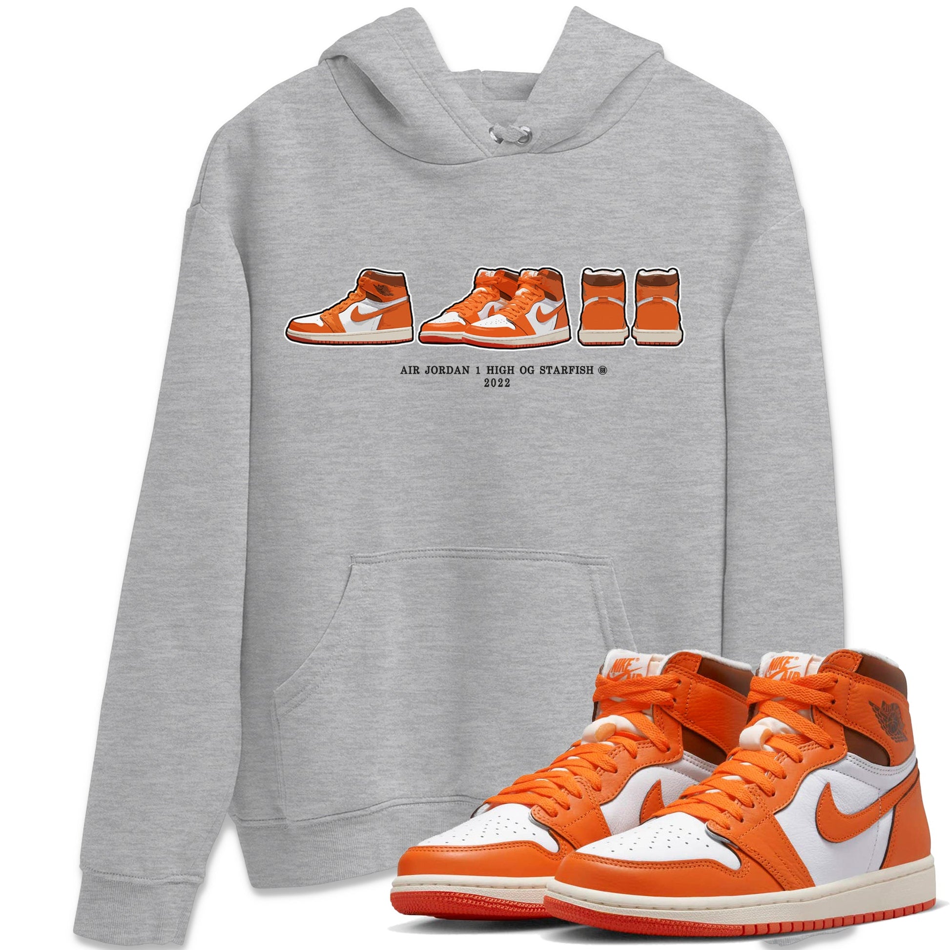 Jordan 1 Starfish Sneaker Match Tees Air Jordan 1 Prelude Sneaker Tees Jordan 1 Starfish Sneaker Release Tees Unisex Shirts