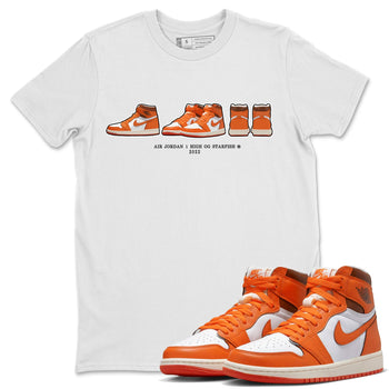 Jordan 1 Starfish Sneaker Match Tees Air Jordan 1 Prelude Sneaker Tees Jordan 1 Starfish Sneaker Release Tees Unisex Shirts