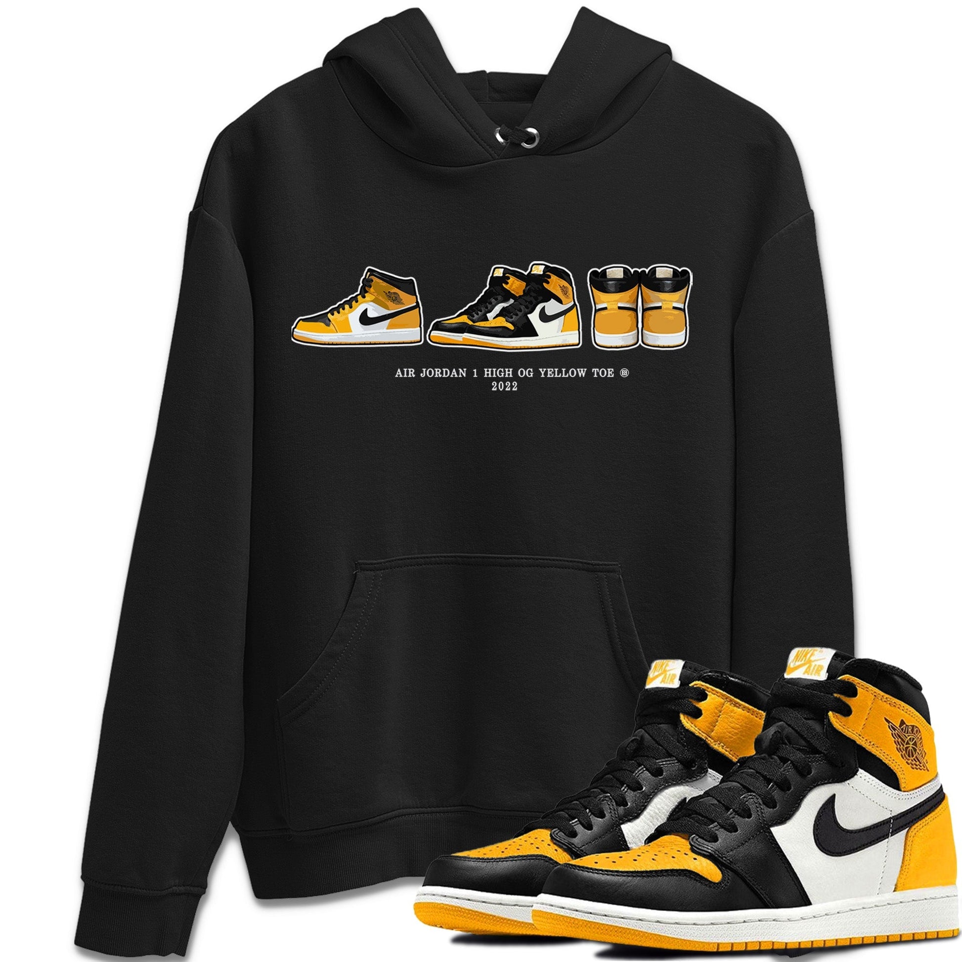 Jordan 1 Yellow Toe Sneaker Match Tees Air Jordan 1 Prelude Sneaker Tees Jordan 1 Yellow Toe Sneaker Release Tees Unisex Shirts