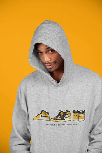 Jordan 1 Yellow Toe Sneaker Match Tees Air Jordan 1 Prelude Sneaker Tees Jordan 1 Yellow Toe Sneaker Release Tees Unisex Shirts