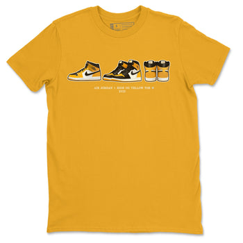 Jordan 1 Yellow Toe Sneaker Match Tees Air Jordan 1 Prelude Sneaker Tees Jordan 1 Yellow Toe Sneaker Release Tees Unisex Shirts