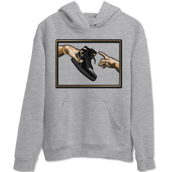 Jordan 1 Black Metallic Gold Sneaker Match Tees Adam's Creation Sneaker Tees Jordan 1 Black Metallic Gold Sneaker Release Tees Unisex Shirts