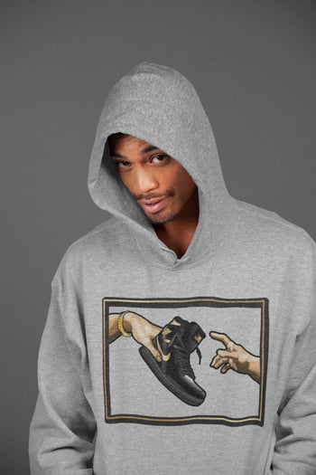 Jordan 1 Black Metallic Gold Sneaker Match Tees Adam's Creation Sneaker Tees Jordan 1 Black Metallic Gold Sneaker Release Tees Unisex Shirts