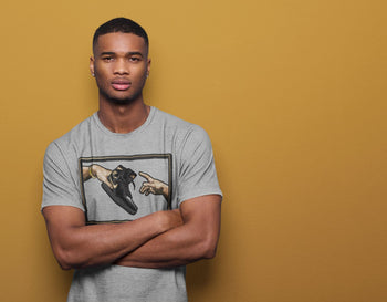 Jordan 1 Black Metallic Gold Sneaker Match Tees Adam's Creation Sneaker Tees Jordan 1 Black Metallic Gold Sneaker Release Tees Unisex Shirts