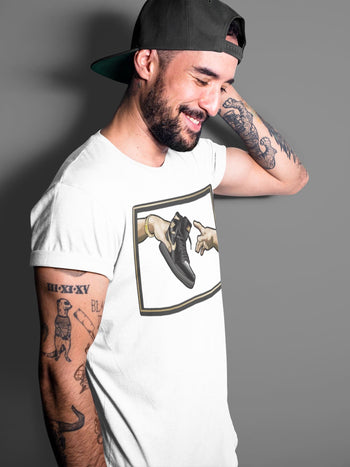 Jordan 1 Black Metallic Gold Sneaker Match Tees Adam's Creation Sneaker Tees Jordan 1 Black Metallic Gold Sneaker Release Tees Unisex Shirts