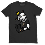 Jordan 1 Black Metallic Gold Sneaker Match Tees Dead Dolls Sneaker Tees Jordan 1 Black Metallic Gold Sneaker Release Tees Unisex Shirts