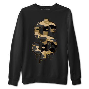 Jordan 1 Black Metallic Gold Sneaker Match Tees Dollar Camo Sneaker Tees Jordan 1 Black Metallic Gold Sneaker Release Tees Unisex Shirts