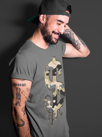 Jordan 1 Black Metallic Gold Sneaker Match Tees Dollar Camo Sneaker Tees Jordan 1 Black Metallic Gold Sneaker Release Tees Unisex Shirts