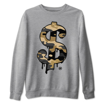 Jordan 1 Black Metallic Gold Sneaker Match Tees Dollar Camo Sneaker Tees Jordan 1 Black Metallic Gold Sneaker Release Tees Unisex Shirts