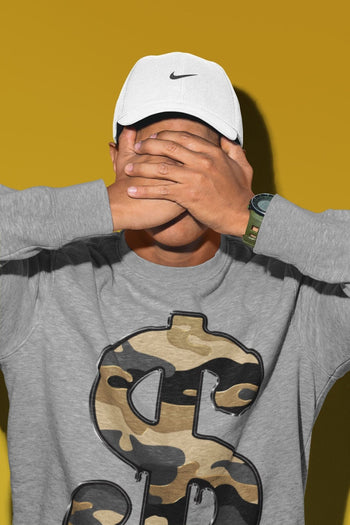 Jordan 1 Black Metallic Gold Sneaker Match Tees Dollar Camo Sneaker Tees Jordan 1 Black Metallic Gold Sneaker Release Tees Unisex Shirts