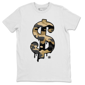 Jordan 1 Black Metallic Gold Sneaker Match Tees Dollar Camo Sneaker Tees Jordan 1 Black Metallic Gold Sneaker Release Tees Unisex Shirts