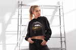 Jordan 1 Black Metallic Gold Sneaker Match Tees Dripping Lips Sneaker Tees Jordan 1 Black Metallic Gold Sneaker Release Tees Women's Shirts