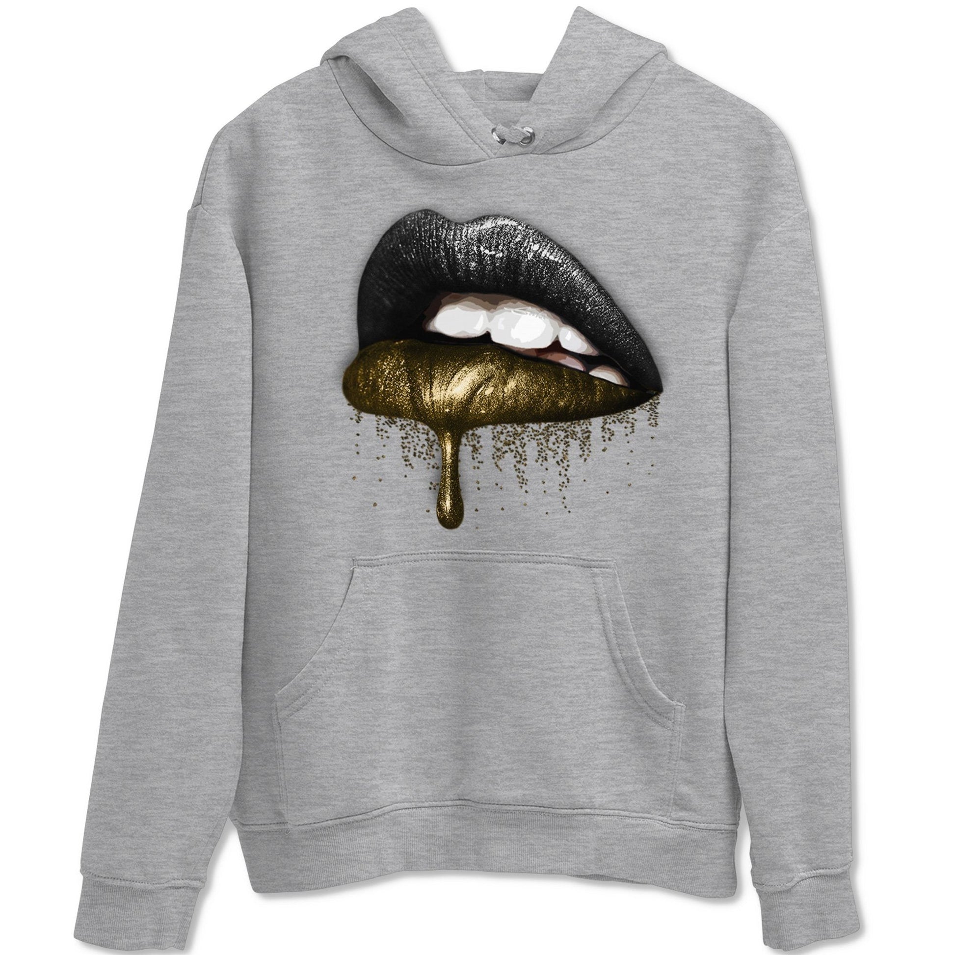 Jordan 1 Black Metallic Gold Sneaker Match Tees Dripping Lips Sneaker Tees Jordan 1 Black Metallic Gold Sneaker Release Tees Unisex Shirts